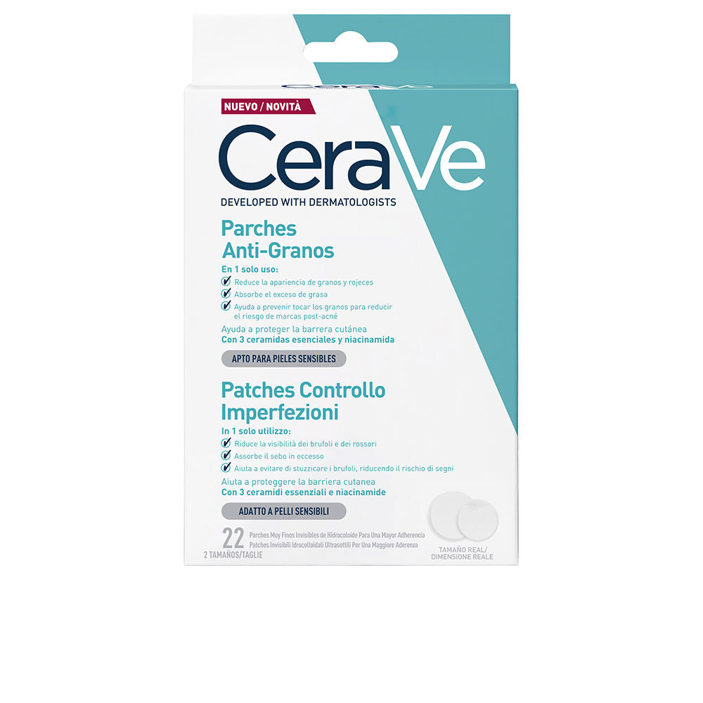 ANTI-PIMP PATCHES with 3 essential ceramides and niacinamide, results in 3 hours 22 u